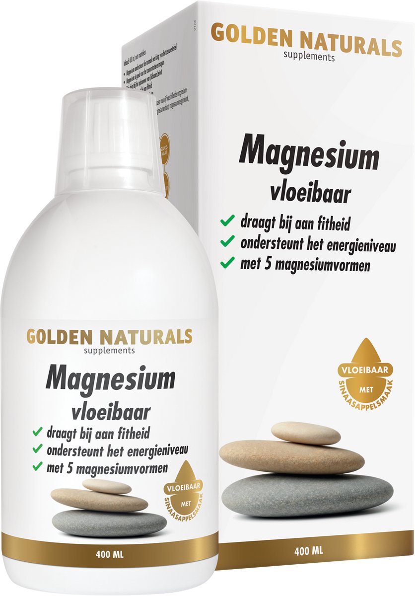 Golden Naturals Magnesium vloeibaar (400 milliliter)