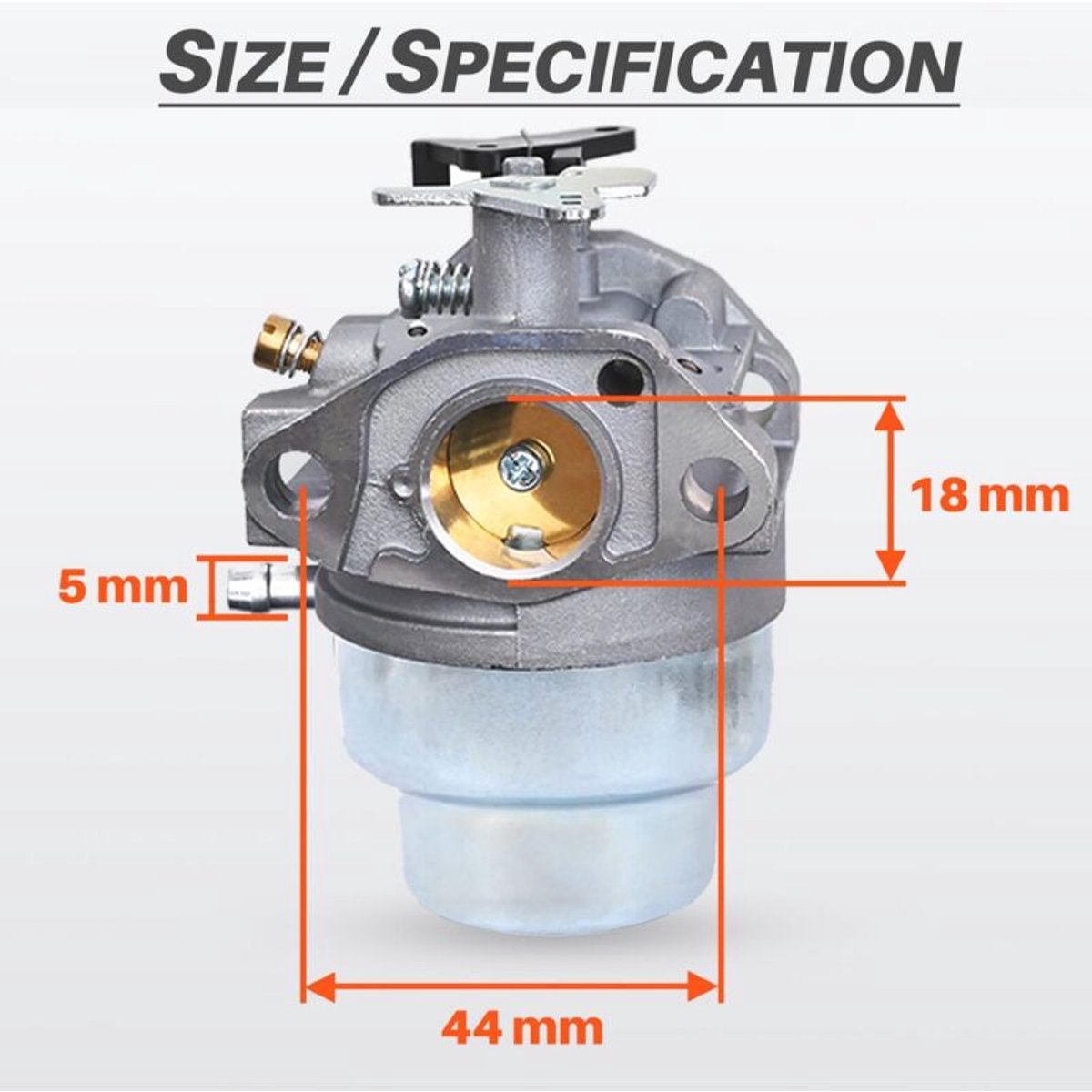 Carburateur geschikt voor Honda GCV160, GCV135, GC160, GCV160-OHC motoren en grasmaaiers; JRISBO GCV 160 grasmaaier carburateurset, inclusief pakking, bougies en luchtfilter. – foto 4