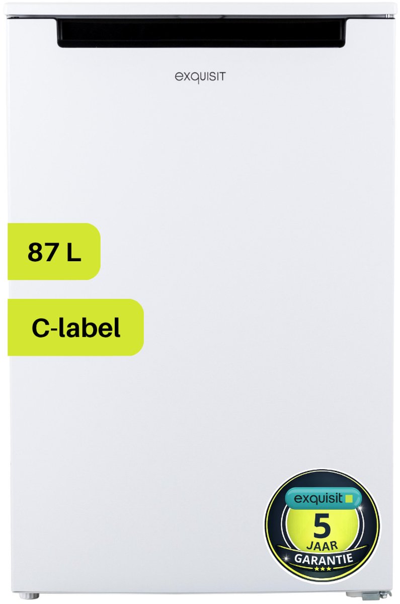 Bol.com Exquisit GS81-040CW - Vriezer Tafelmodel - 5 Jaar Garantie - Energielabel C - 87 Liter - 4* Vriesgedeelte - Wit aanbieding