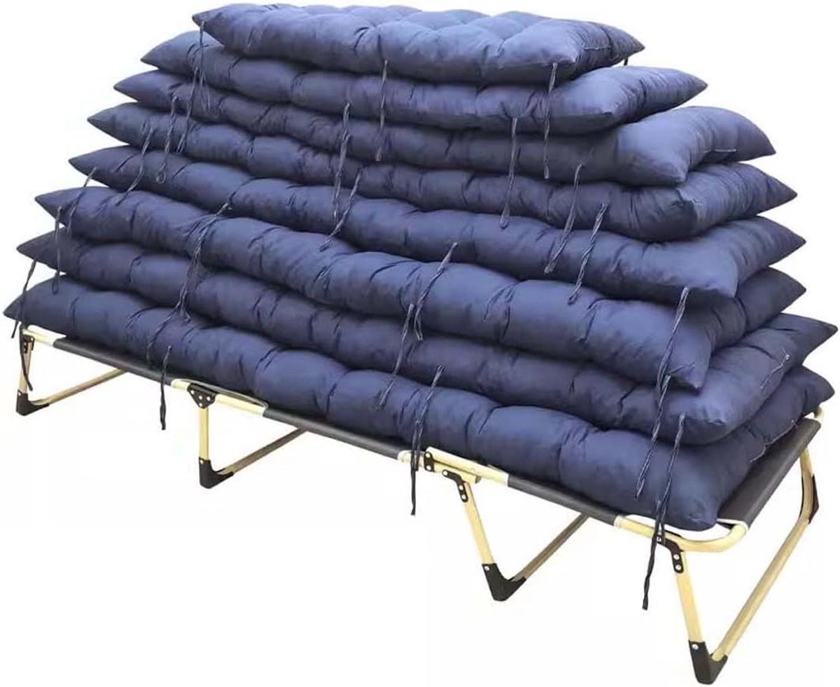 Bankkussen - Zitkussen Ligstoelkussen - Comfortabel Zitten - Antislip met Touwbanden - 120