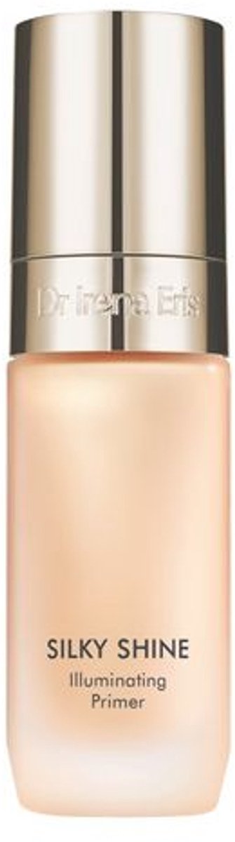 Dr Irena Eris Silky Shine Illuminating Primer 30 ml - Verhelderende Glow Primer Met Lichtreflecterende Pigmenten - Hydraterende Make-up Basis Voor Een Egale, Stralende En Gladmakende Huid - Verlengt Make-up Houdbaarheid Met Dewy Finish
