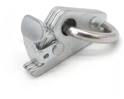 Set van 4 Spanoog voor E-Track Rail – Heavy-Duty – Eindfitting / Bevestigingspunt – Bevestigingsrail