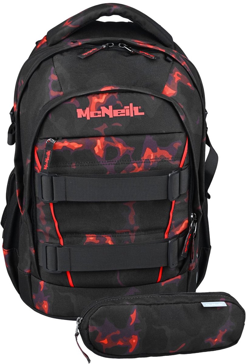 McNeill schoolrugzak LUCA 2:0 School Backpack Ashh zwart