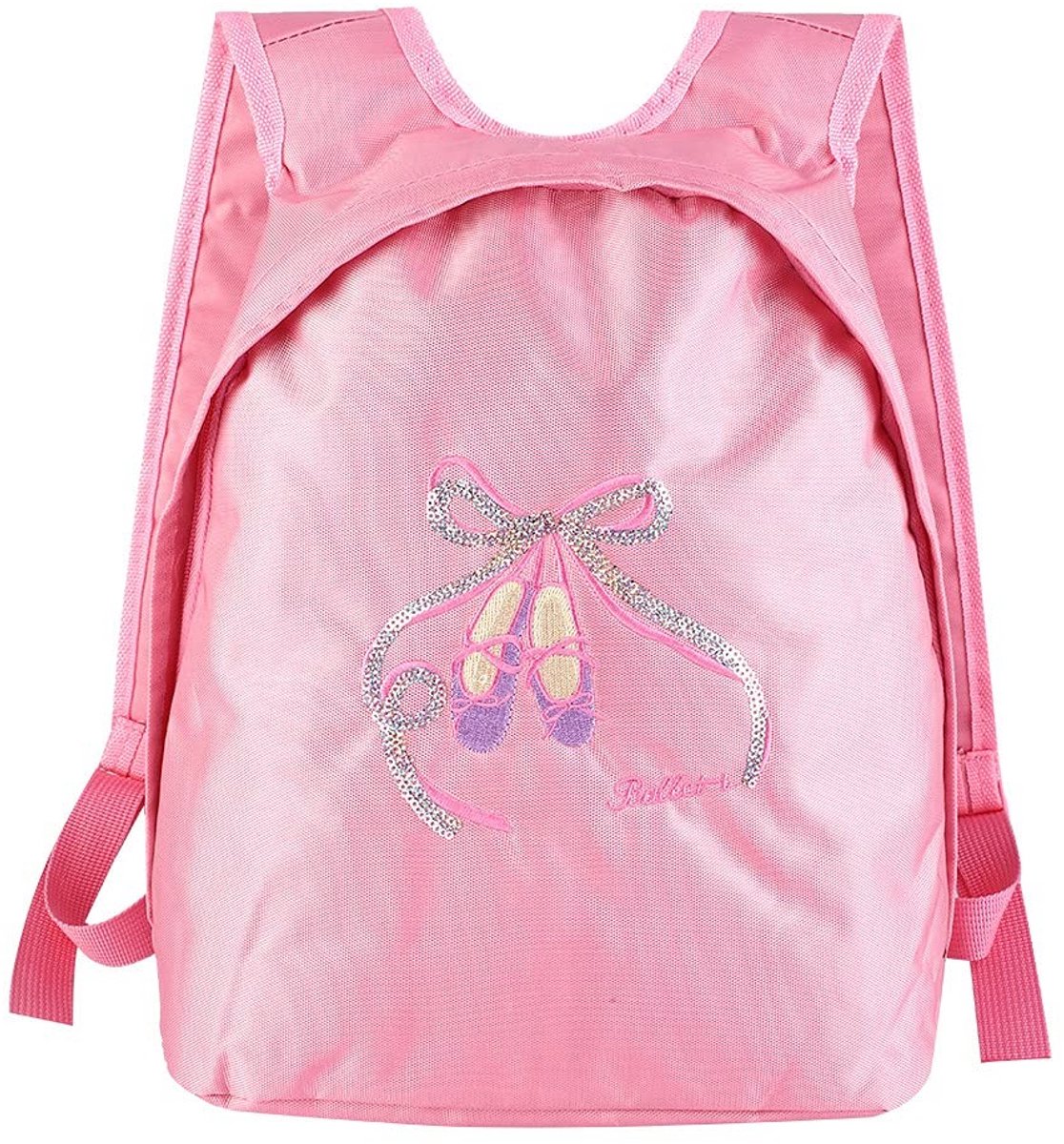 Dailygoods- Balletrugzak Lichtgewicht - Meisjes Rugzak - Dans/Sport Tas - Verstelbare Schouderbanden - Duurzaam Materiaal - Grote Capaciteit - Dansrugzak