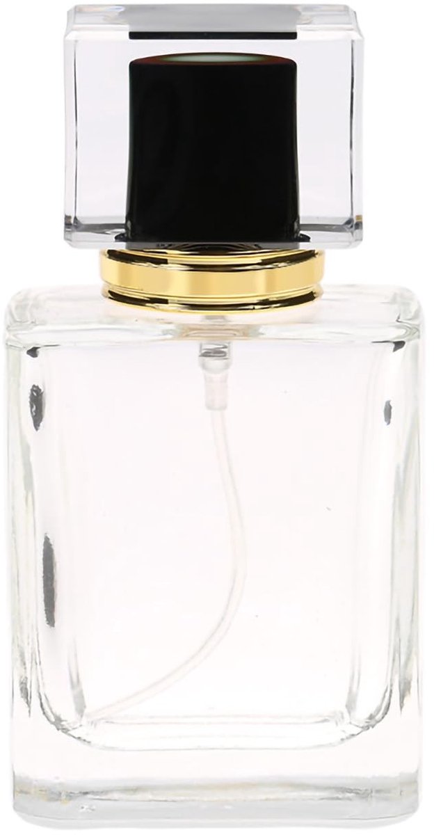 Dailygoods- Parfumfles 50 ml - Navulbaar - Glazen Atomizer - Draagbaar - Elegant Ontwerp - Fijne Spray - Parfumatomizer