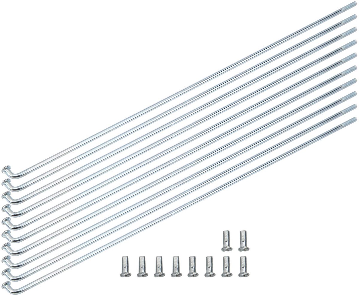 Dailygoods- Fietsspaak 10pcs - Fiets Onderdelen - Vervangingsspaken - Hoogwaardig Ijzer/Mangaan - 2.2mm Dikte - Duurzaam voor Langdurig Gebruik - Fietsonderdelen