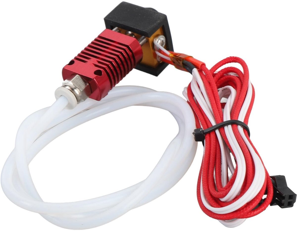 Dailygoods- Hotend Kit Vervanging - Ender 5 - Messing/Aluminiumlegering - 24V - 0,4 mm Nozzle - Vlamvertragend Materiaal - Extruder