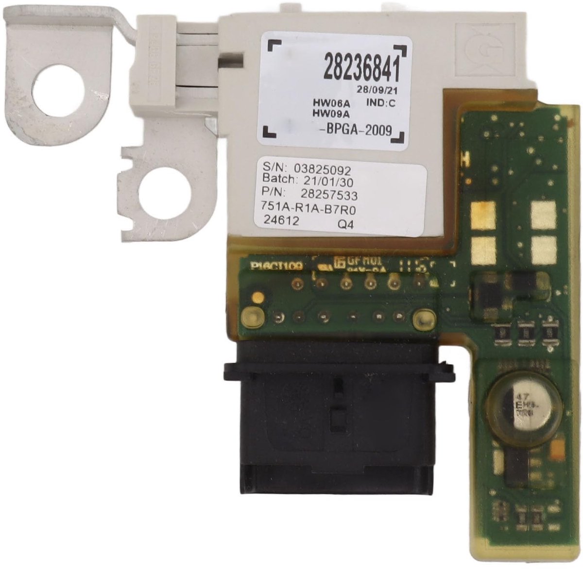 Dailygoods- Accumanagementmodule Vervanging voor 3008/308SW - Intelligente Energieverdeling - OEM 28236841/2825733 - Voertuigcompatibiliteit - Optimale functionaliteit - Nauwkeurige pasvorm - Batterijbeheerder