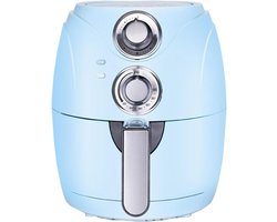 Kleine Airfryer - Hetelucht Friteuse - Gezond Frituren - Ruimtebesparend Design - 25 Liter - Blauw