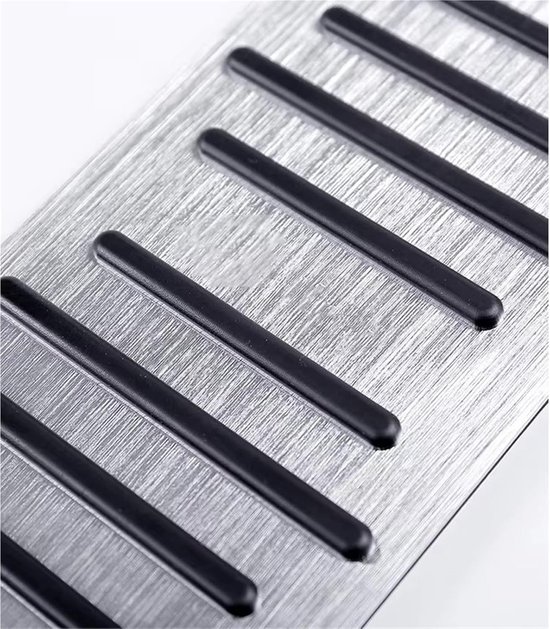 Auto Pedaalhoezen - Voetpedaal Covers - Verbeterde Grip - Antislip Oppervlak - 3 Stuks Set - Zilver — afbeelding 5