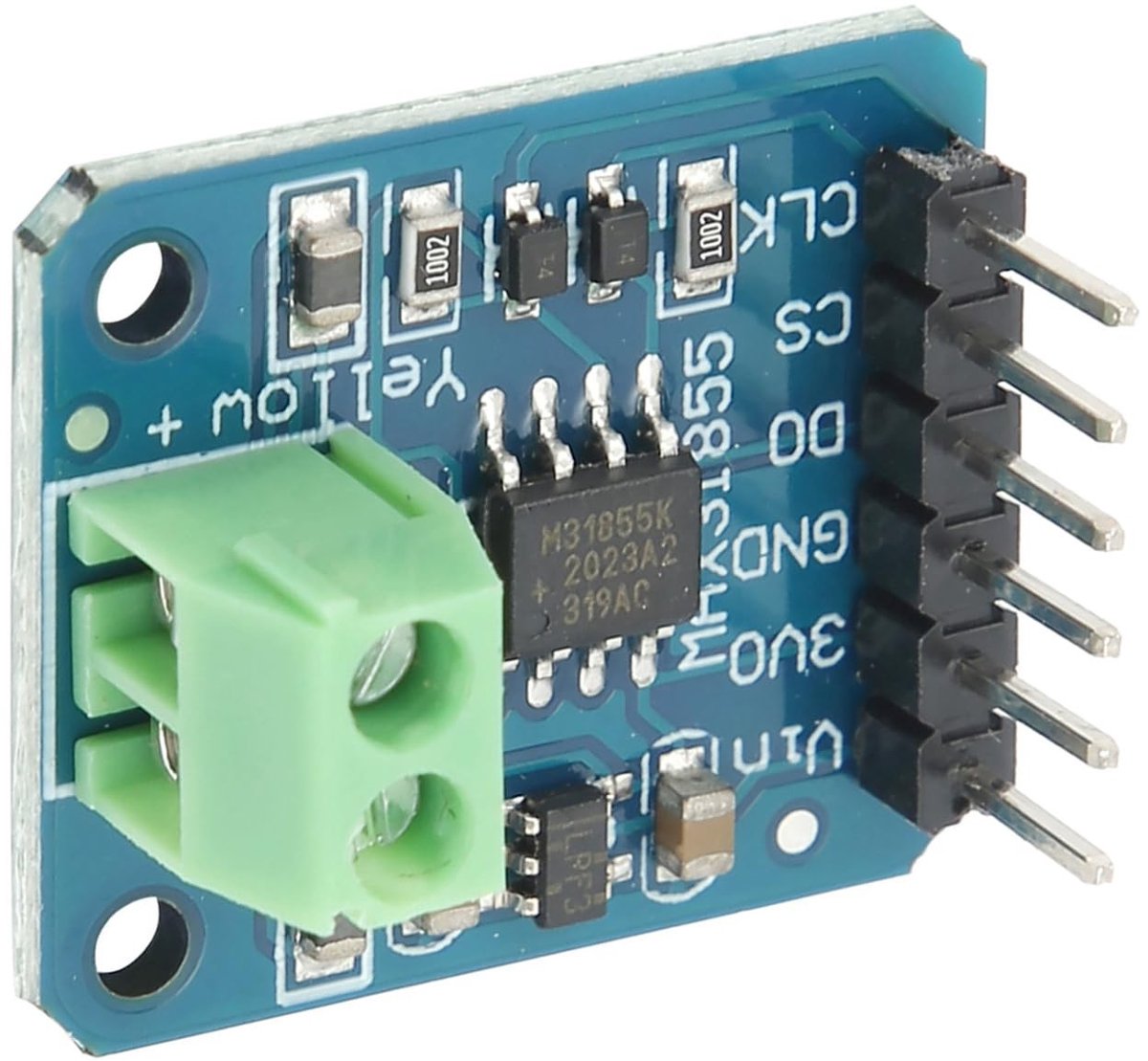 Dailygoods- Thermokoppel Hoge Nauwkeurigheid - Temperatuursensor - 14-Bit Resolutie - SPI-verbinding - 3-5V DC - Plastic Behuizing