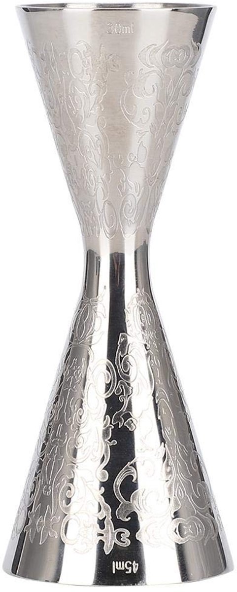 Dailygoods- Cocktailjigger Professionele Japanse - Maatbeker 0,5/3-ons - Roestvrij Staal - 4,6-inch - Keukengereedschap - Nauwkeurig en Duurzaam