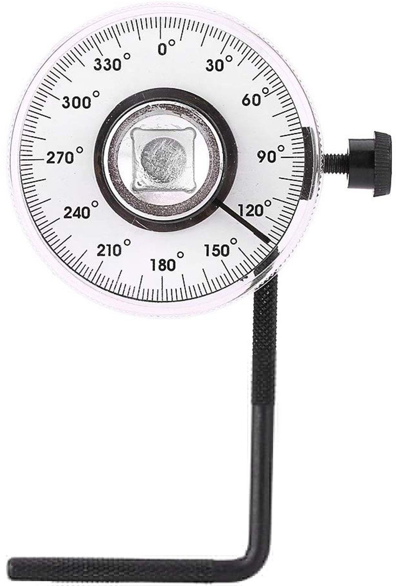 Dailygoods- Hoekmeter met instelbare koppels - Digitale Hoekmeter - Torsiehoekmeter - 360 Graden Schaal - Precisie Meetinstrument - Set van 2 Stuks - Koppelmeter