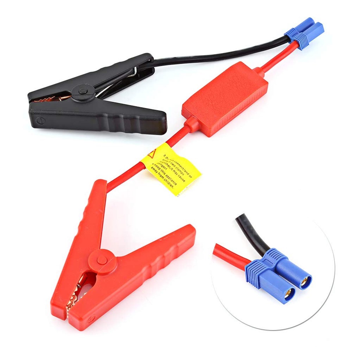 Dailygoods- Boosterkabel met Krokodillenklem - Startkabels - Voorkomt Omgekeerde Lading - Auto-accuverbinding - 30V/160A - Eenvoudig te Installeren - Startkabel