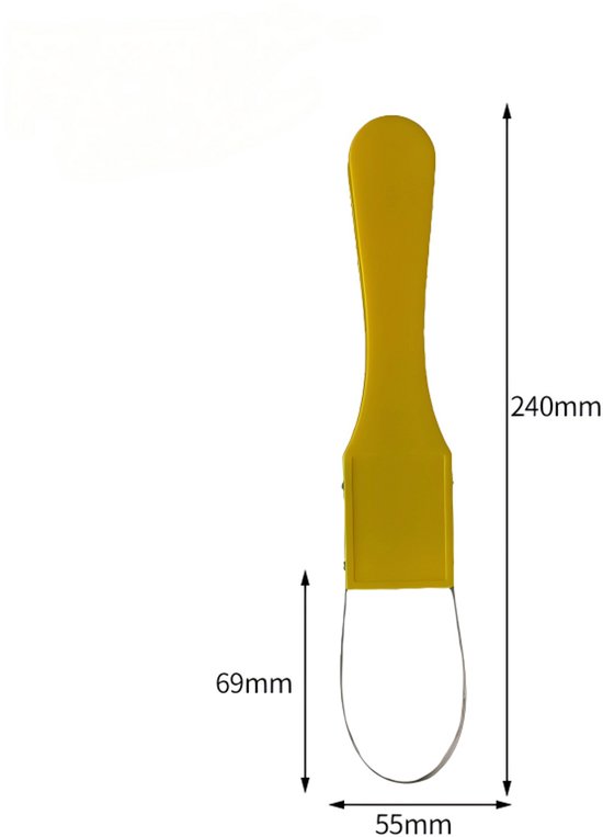 2-stuks Onkruidstekers - Onkruidgereedschap - Tuingereedschap - Onkruidverwijderaar - Ergonomisch, compact, eenvoudig in gebruik - Kunststof en roestvast staal - 24×5.5 cm - Geschikt voor tuin, groentetuin en bloembedden - Geel — afbeelding 2