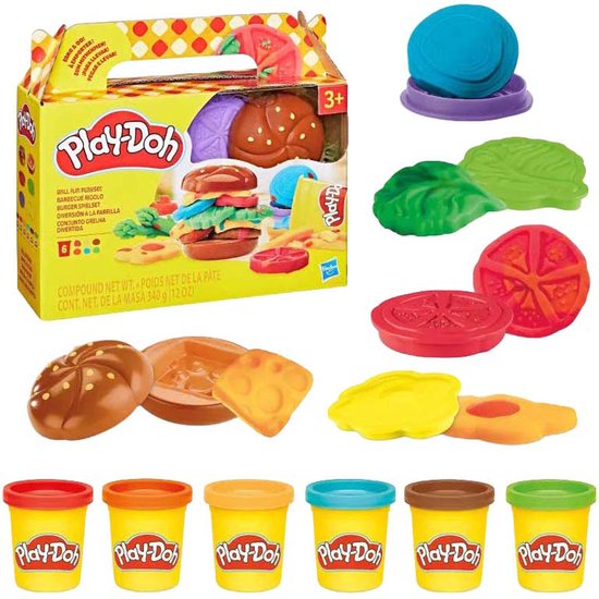 Play-Doh Grillplezier-speelset, speelkeuken, speelgoed voor kinderen van 3+