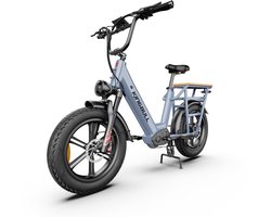 Maxtron Voyager 2.0 Elektrische Fiets - 48V 15Ah Samsung Accu - Bafang 250W Motor - 20 x 4.0 Inch Fatbike Banden - Actieradius 90-100 km - Hydraulische Schijfremmen Voor en Achter - Koppelsensor - Shimano 7 Versnellingen - Grijs