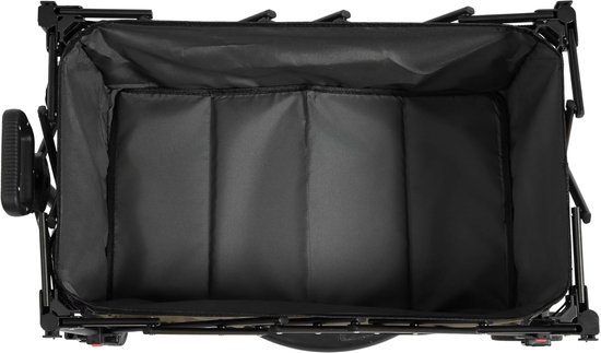 Bolderkar Inklapbaar - Tuinwagen Handwagen - Outdoor Transport - Robuust Stalen Frame - 80 Liter Capaciteit - Groen van Bolderkar — afbeelding 5