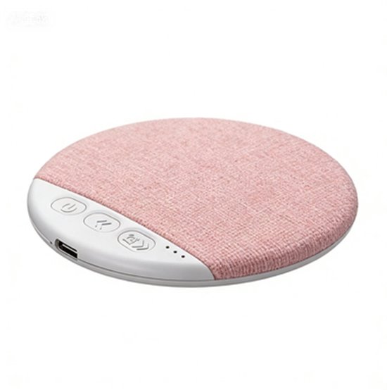 Bluetooth kussenspeaker voor slapen met witte ruis, ultradunne Bluetooth 5.4, botgeleiding, zijslaper, roze