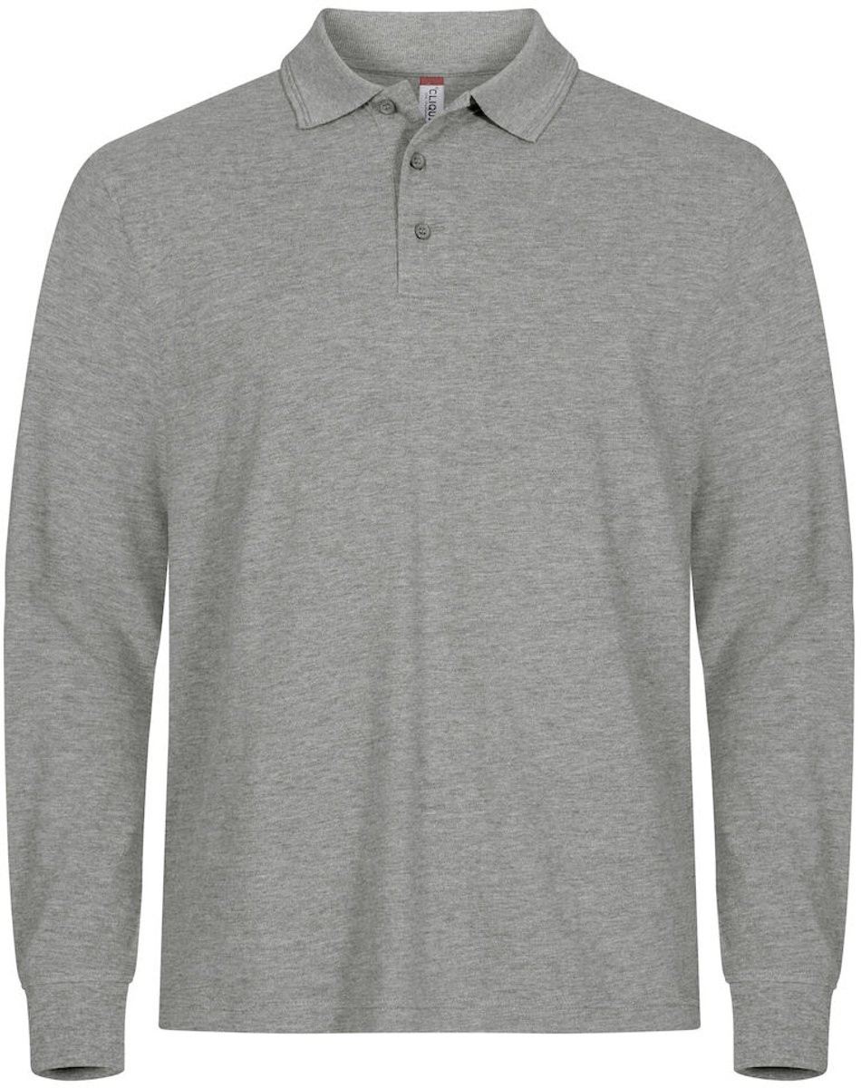 Clique Manhattan L/S 028252 - Grijsmelange - S