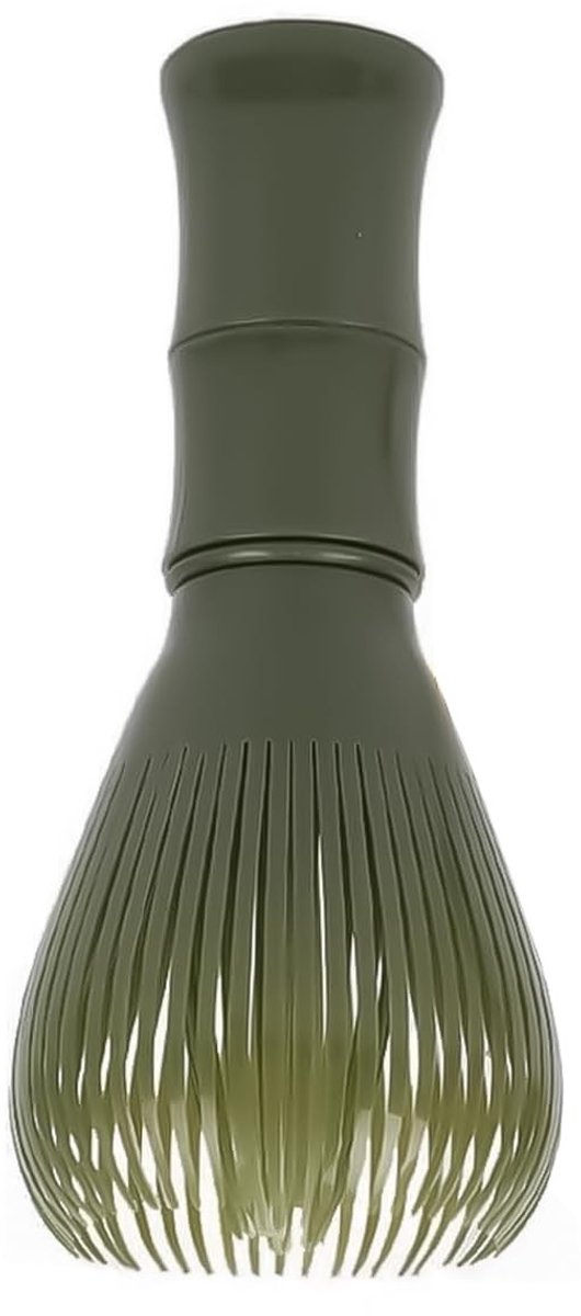 Dailygoods- Theegarde met ergonomische handgreep - Bamboe - Draagbare mixer - Antivibratieontwerp - Hittebestendig - Totale lengte 11 cm - Matcha Mixer