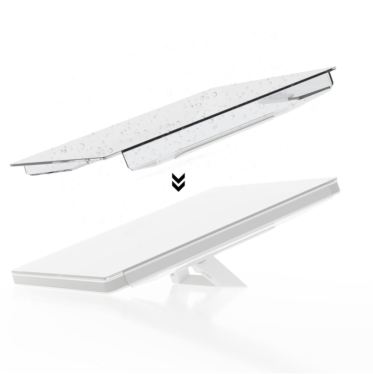 Dailygoods- Schotelbeschermhoes UV-bescherming - Draagbare Beschermhoes - Harde Hoes - Anti-interferentie - Eenvoudige Installatie - Schokbestendig - Satelliethoes