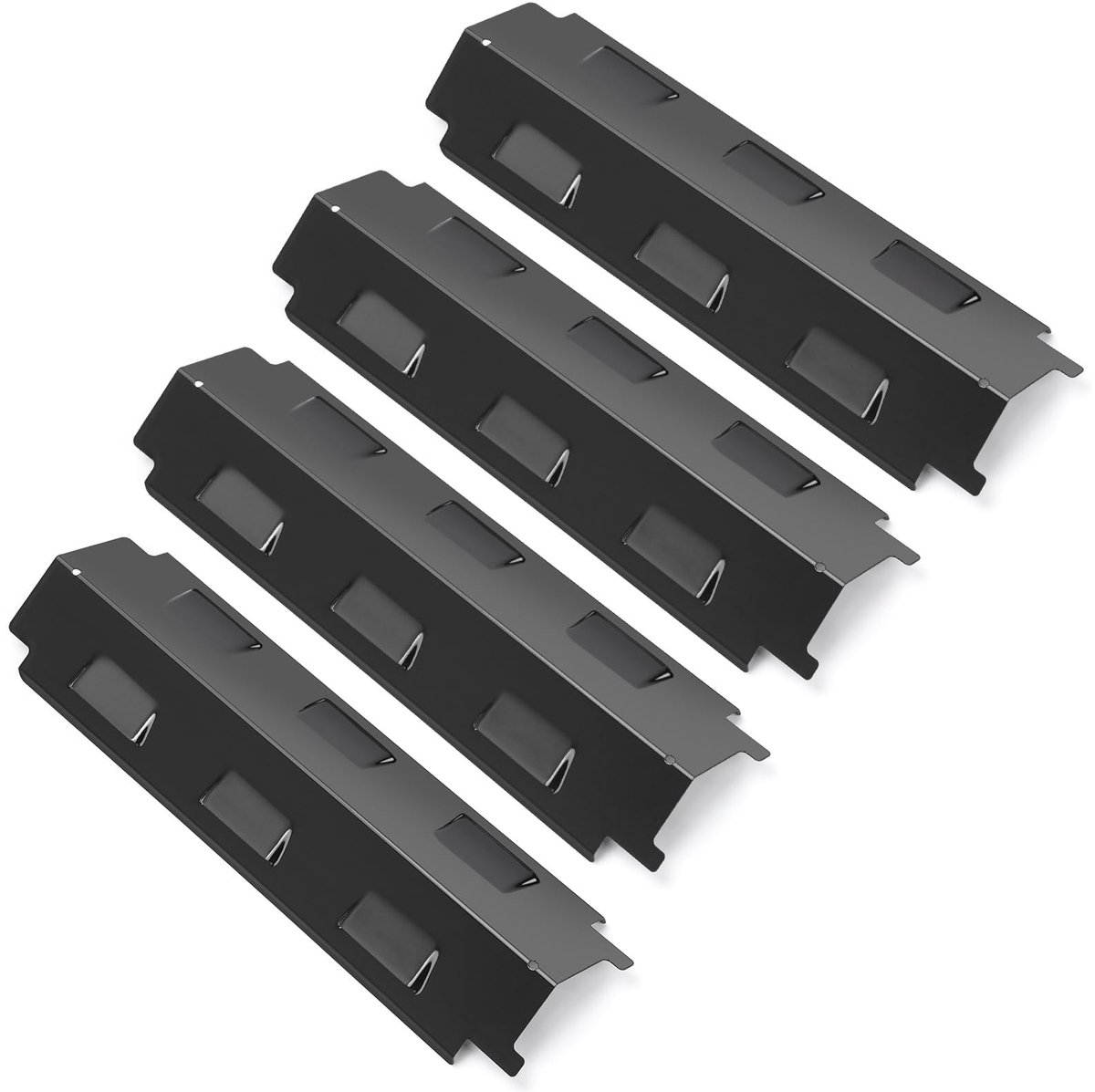 Dailygoods- Vlamplaat 37 cm - Porselein Staal - Grill Branders Cover - Vervangende Onderdelen - Geschikt voor Outback - Compatibel met diverse modellen - Grillplaat