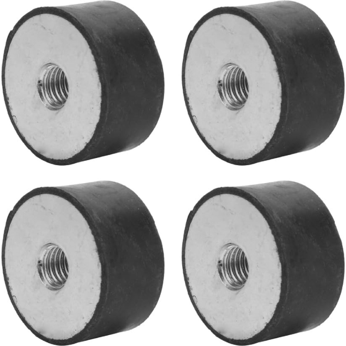 Dailygoods- Rubber Isolator - Trillingsdempers - Schokabsorberend - Antivibratie - 4 Stuks - Geschikt voor Compressoren en Motoren - Trillingsdemper