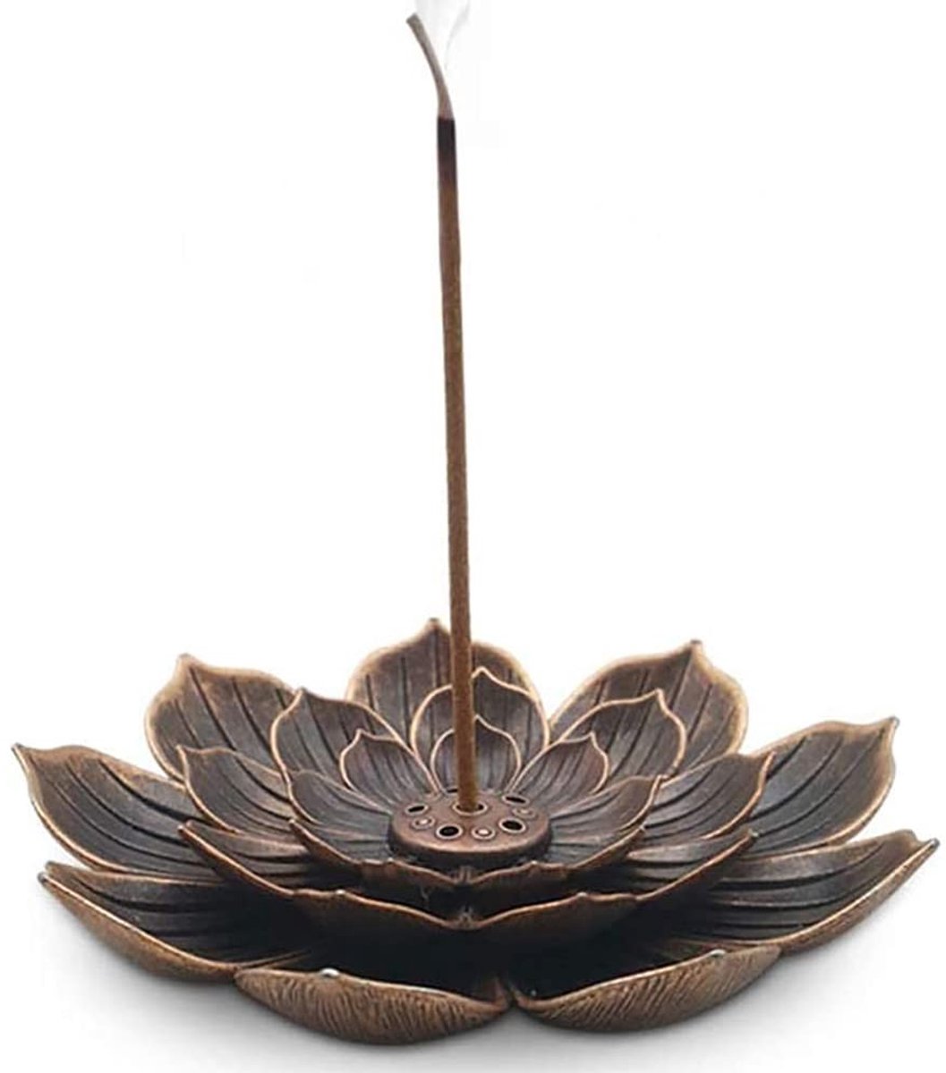 Dailygoods- Wierookhouder Duurzaam - Wierookbrander - Wierookstokjes - Wierookhouder met zeef - Decoratie - Makkelijk te reinigen