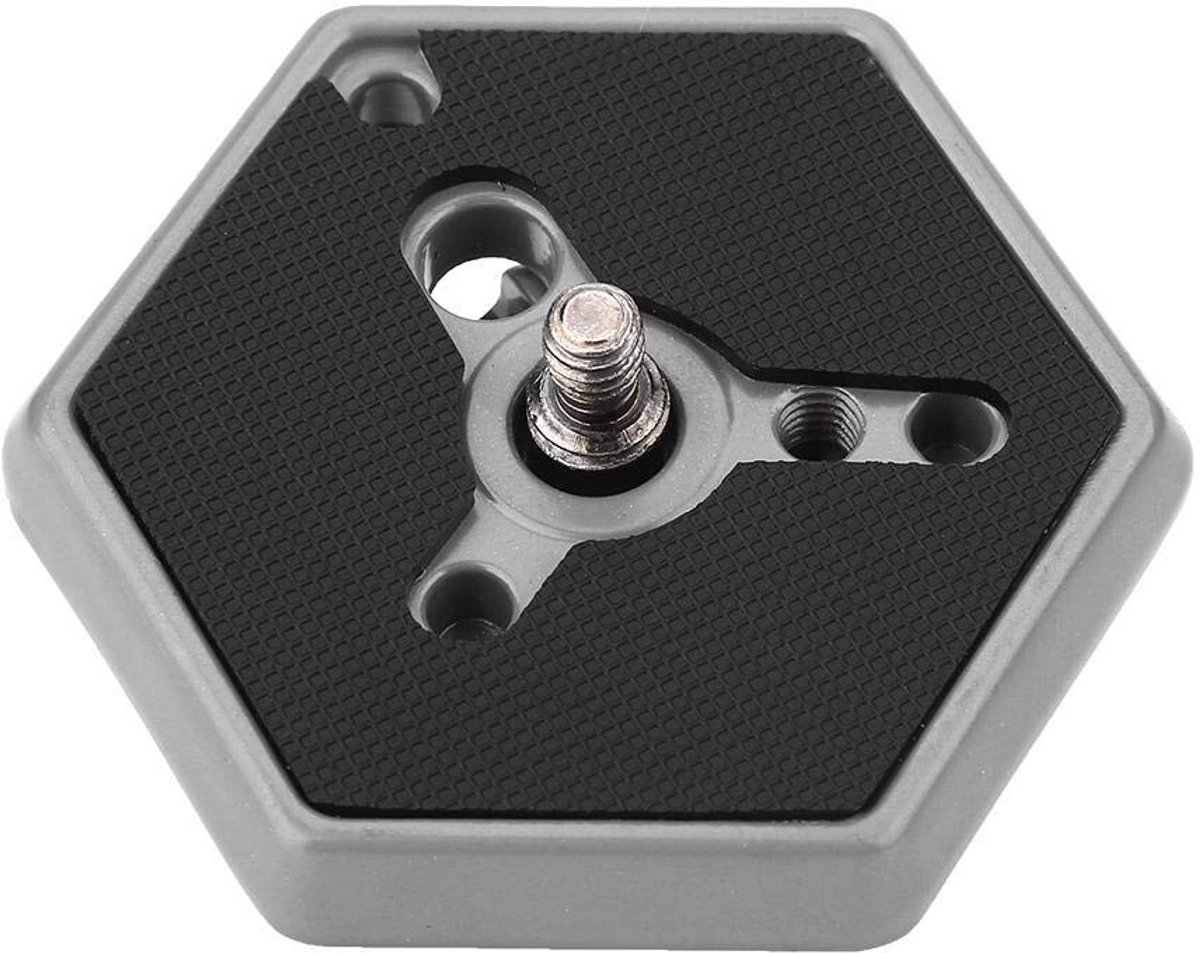 Dailygoods- Snelwisselplaat 1/4" Zeskant - Standaard Snelkoppelingsplaat - RC0 Systeem - Inclusief Cameraschroef - Geschikt voor 3038/3039/3047/3055/3055S/3063 - Cameraplaat