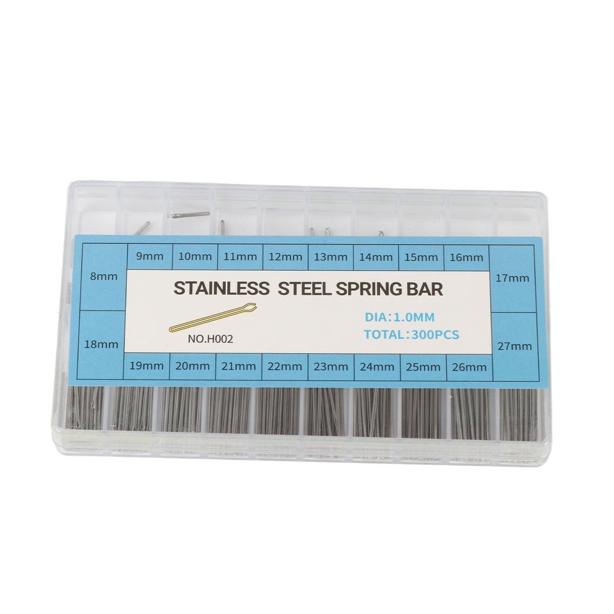 Dailygoods- Splitpennen 1 mm - Horloge Onderdelen - Draagbare Splitpennen - Vervangen van Beschadigde Horlogeband - Ideale Oplossing voor Horlogeherstel - Stalen Verbinding - Horlogeonderdelen