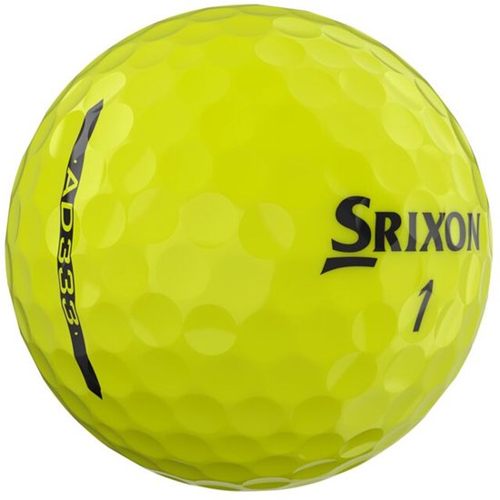 Srixon Ad333 12 Golfballen geel 12-pack van Srixon — afbeelding 2