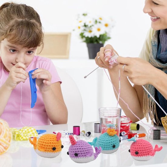 Gehaakte Starterset - Haken voor Beginners - Handwerken Leren - Compleet met Instructies - 28.6 x 25.1 x 9.4 cm — afbeelding 5