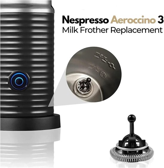 Mixer Accessoire - Reserveonderdeel - Melkopschuimen - Roestvrij staal - 1 Stuk - Zilver — afbeelding 3