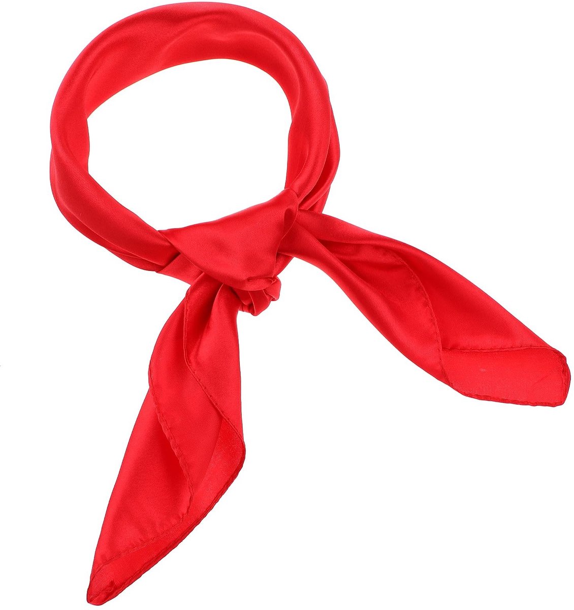 Dailygoods- Zijde Sjaal Elegante Vierkante - Halsdoek Dames - Bandana - Accessoire - Ademend - 60 x 60 cm