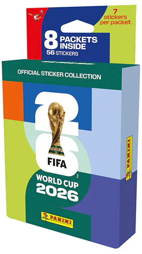 Panini - FIFA World Cup 2026 Stickerset - Ecoblister - 8 Packs