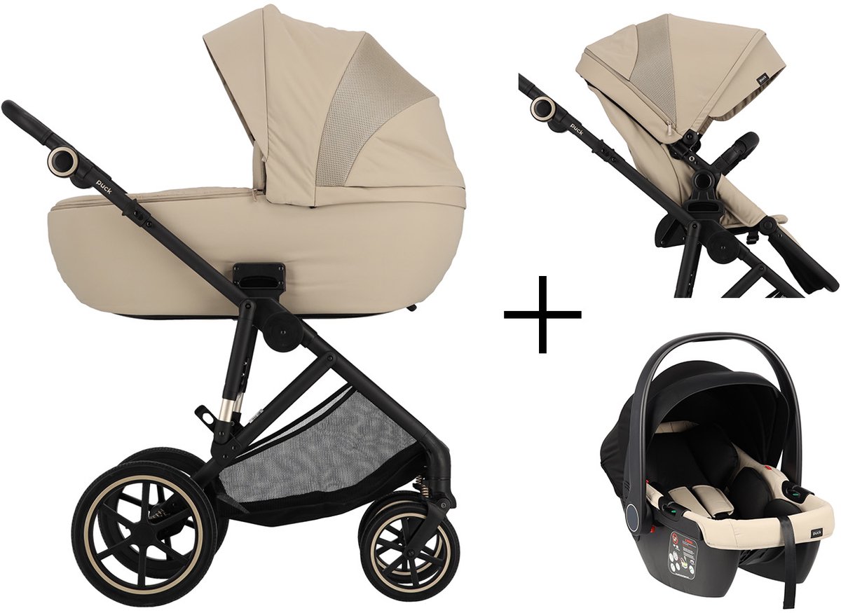Puck Carl Kinderwagen 3-in-1 - Desert