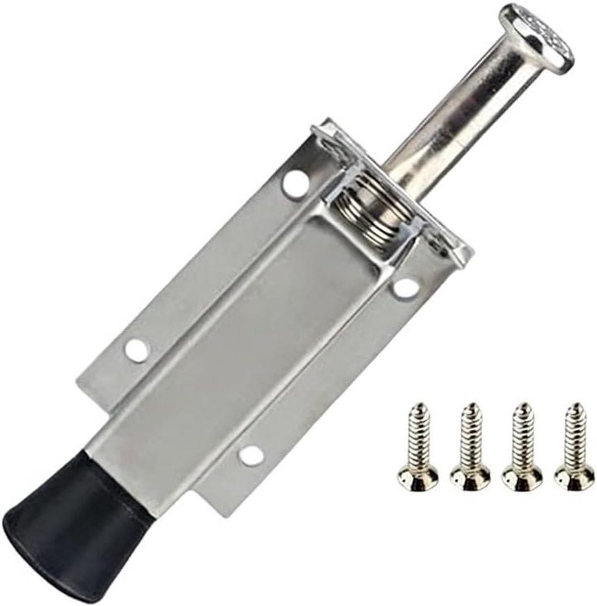 Voetpedaal Deurstopper - Deur Stabilisator - Deur Open Houden - Handsfree Bediening - 140 mm - Zilver