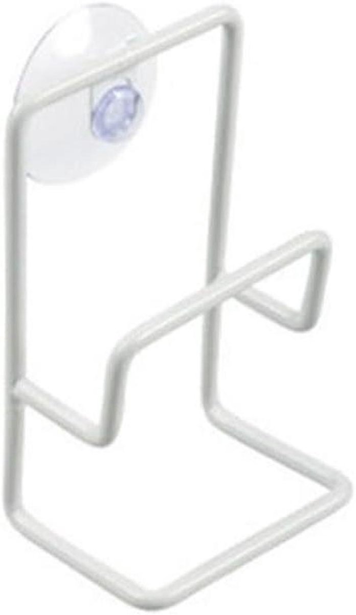 Gootsteenrek - Opberger Keuken - Spons Droog Houden - Sterke Zuigkracht - 12 x 7 cm - Wit