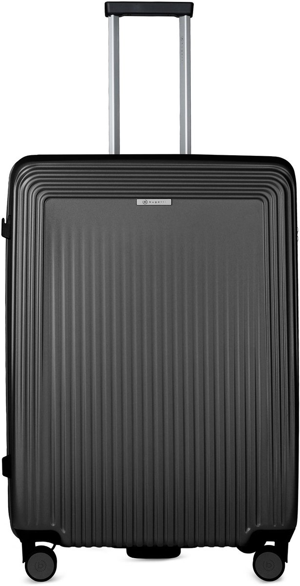 bugatti trolley Linea Hard-Top Case Black zwart 76cm