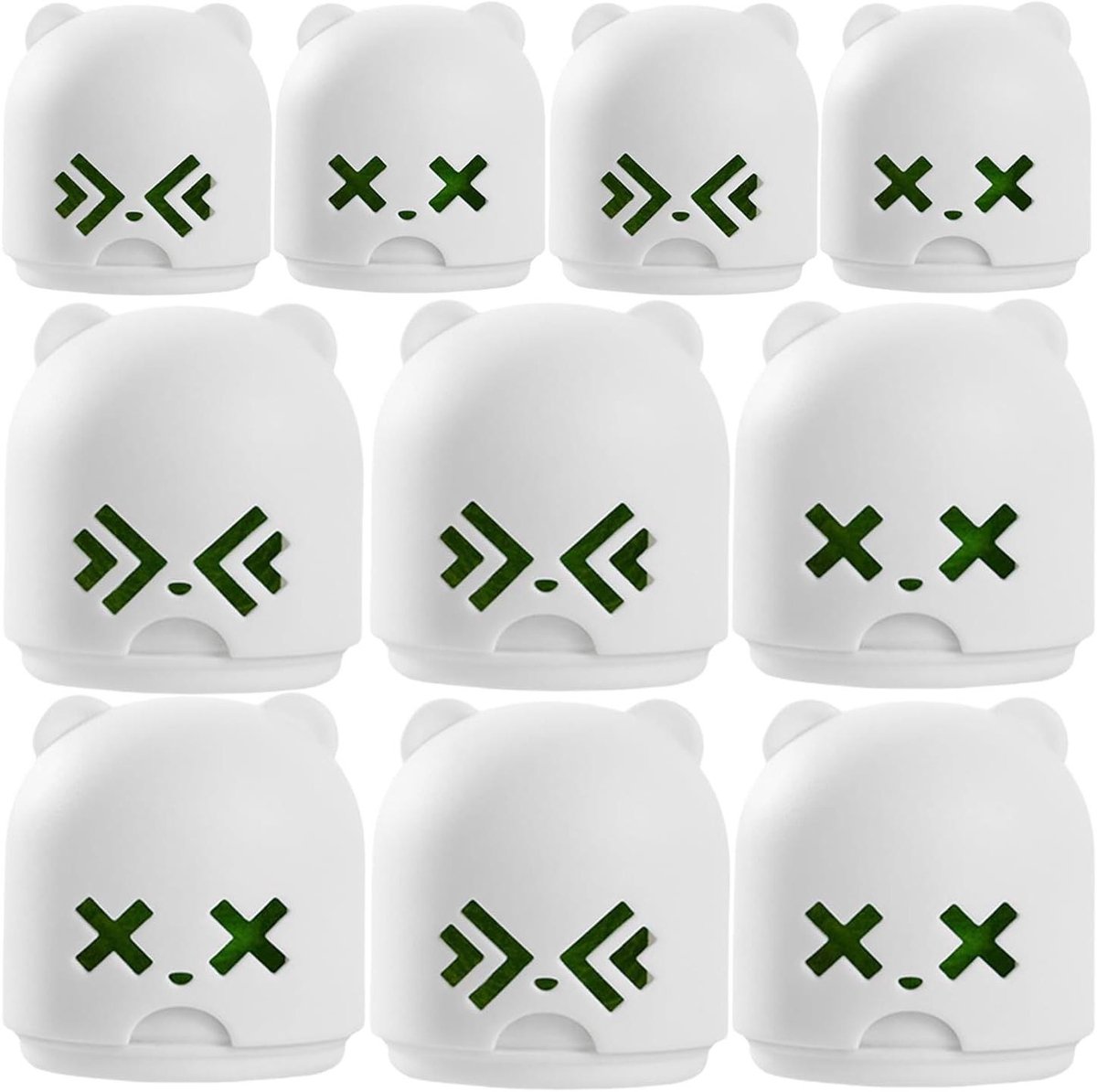 Deodoratieballen - Geurverwijderaars - Schoenen Opfrissen - Instelbare Concentratie - 10 stuks - Wit