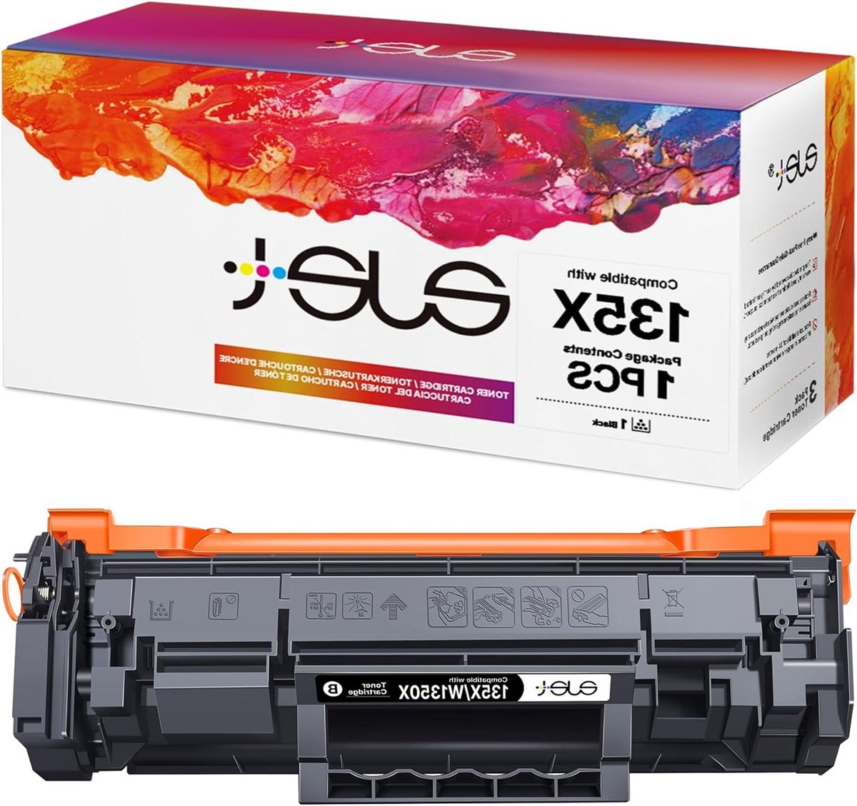 Tonercartridge - Zwarte Toner - Documenten Printen - Met Chip - 2400 Pagina's - Zwart