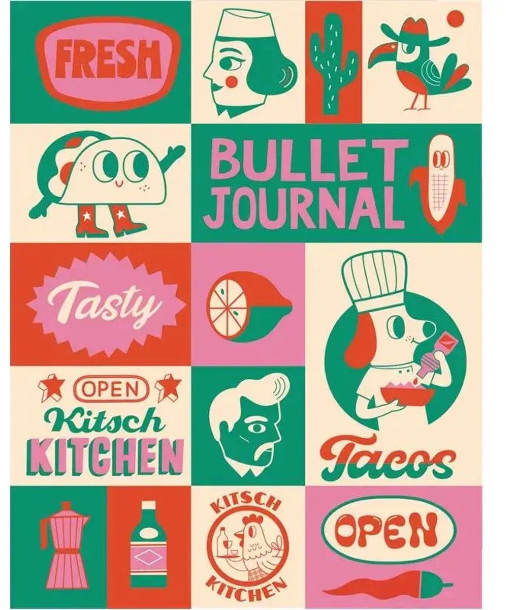 Kitsch Kitchen Bullet Journal El Restaurante Tasty Taco