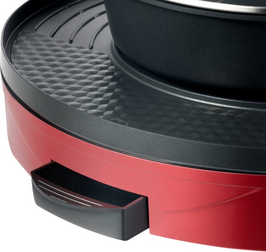 2-In-1 Elektrisch Hotpot Met grill Chinese Fondue Dubbelzijdige Kookpan Voor Slaapzaal Thuis Barbecue — afbeelding 2
