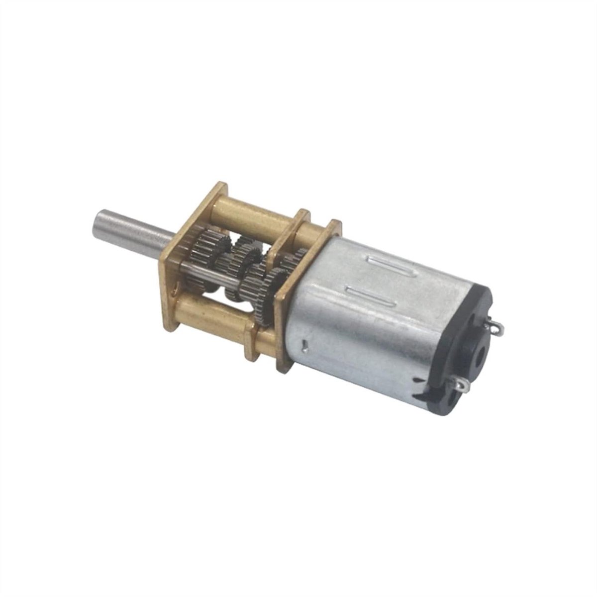 Mini Motor - Gereduceerde Motor - Hobby Projecten - Metal Gear - 3V 30RPM - Zilver