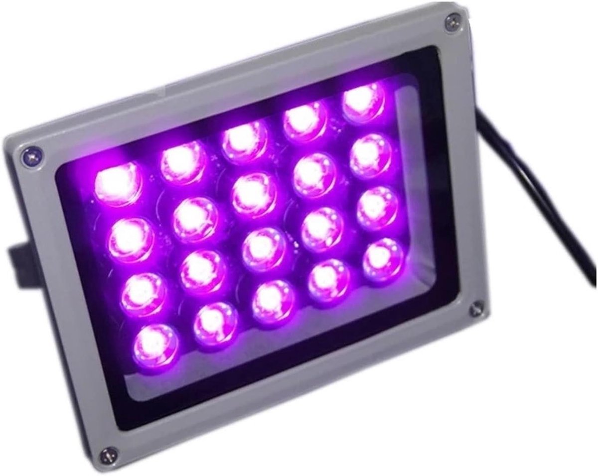 Uithardingslamp - UV Lamp - Print Uitharden - Koude Lichtbron - 30W - Zwart