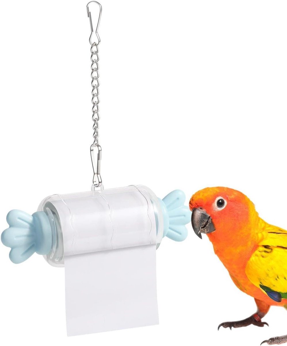 Vogel Shredder Speelgoed - Vinkenkooi Sloopspeeltje - Vogels Vermaken - Natuurlijk Versnippergedrag - 13.3L x 8.3W x 5.3H cm - Kleurrijk