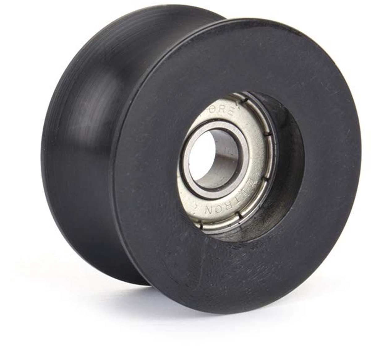 Dailygoods- U-groef Pulley 8x40x20.5mm - Nylon/Plastic - Rollager - Diepe U-groef - Voor mechanische apparatuur - Gemakkelijke installatie