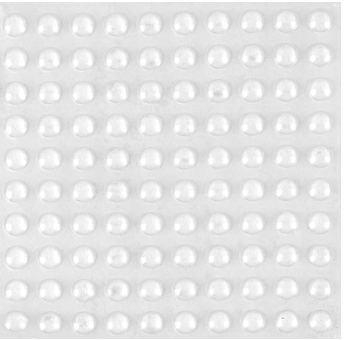 Dailygoods- Bumpers Multifunctionele Bescherming - Zelfklevende Bufferpads - Transparante Kastdeurstoppers - Geluidsreductie - 6 x 2 mm - 100 Stippen - Stootkussens
