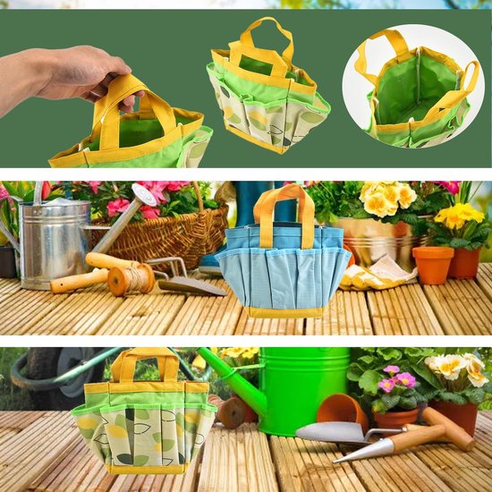 Dailygoods- Tuingereedschapsset 2-delig - Tuingereedschapset - Tuingereedschap opbergen - Tuingereedschap kinderen - Tuingereedschap cadeau - Ultra-grote capaciteit van Dailygoods — afbeelding 5